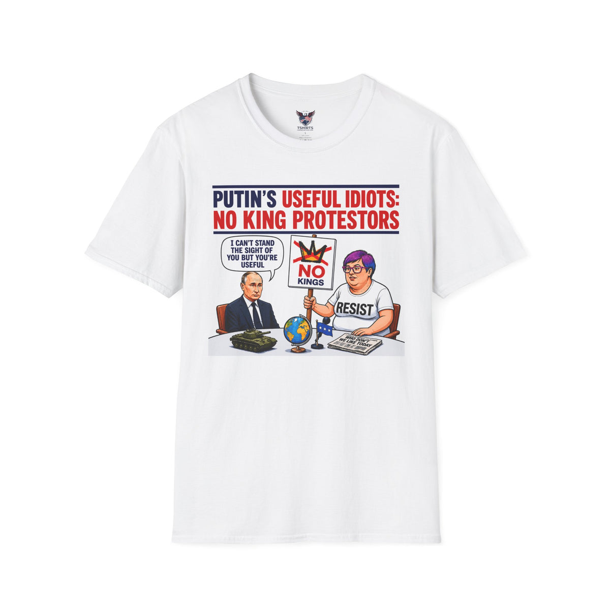 Putin's Useful Idiots Political Satire Conservative Graphic Tee