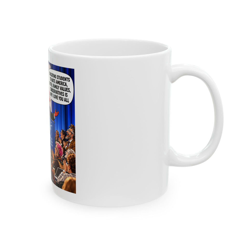 Ceramic Mug - 'American Federation of Teachers Annual Meeting' Political Satire Coffee Mug (11oz, 15oz)