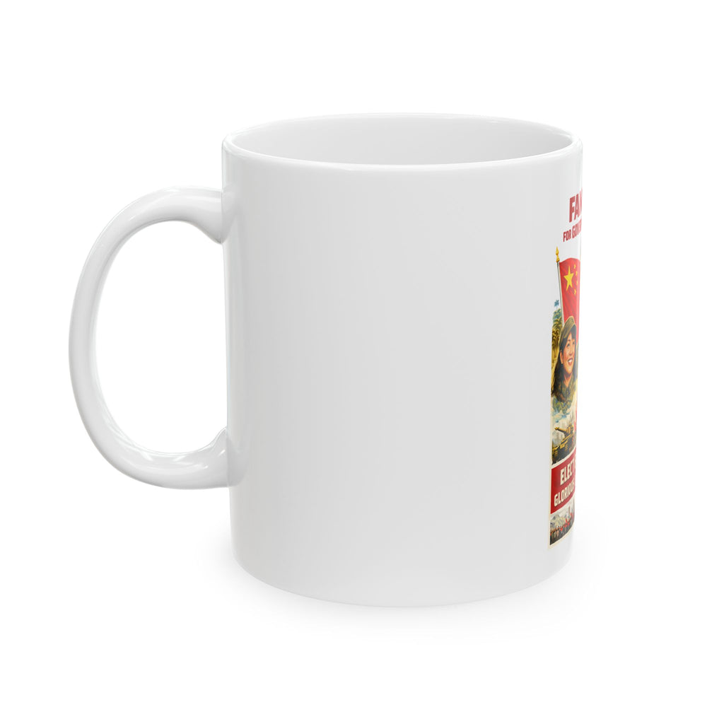 Fang Fang for Governor of California Satirical Propaganda Poster Mug | Ceramic Mug