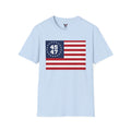 Trump 45-47 American Flag Patriot T-Shirt | Conservative Republican America First Apparel