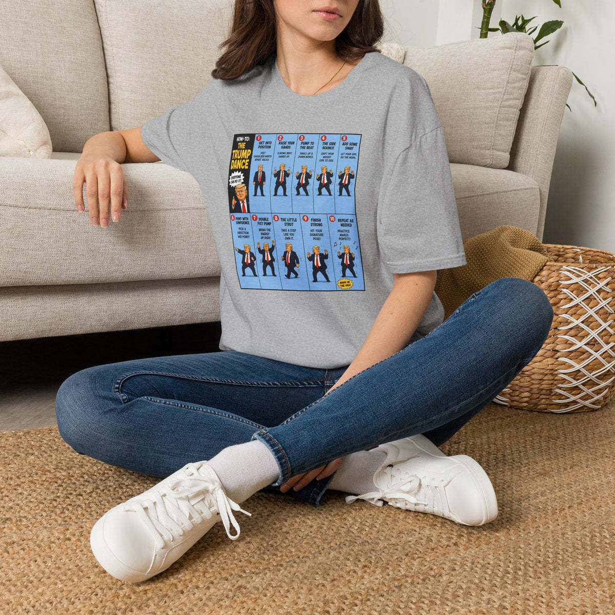 T-Shirt — "How to: The Trump Dance" Step-by-Step Graphic Tee