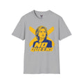 Hillary Clinton Sport Grey No Queens portrait T-Shirt | Political statement tee