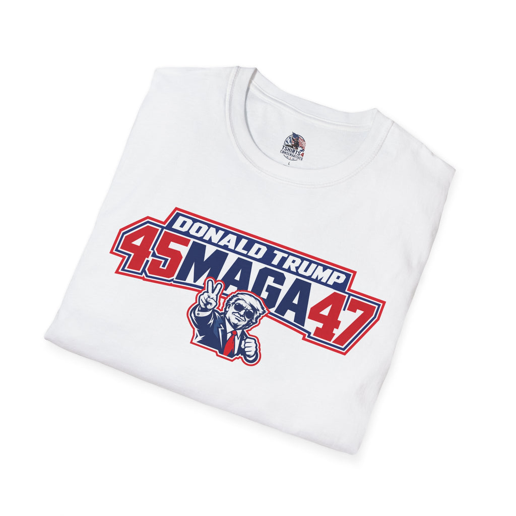 Donald Trump Maga 45–47 Patriotic Political T-Shirt