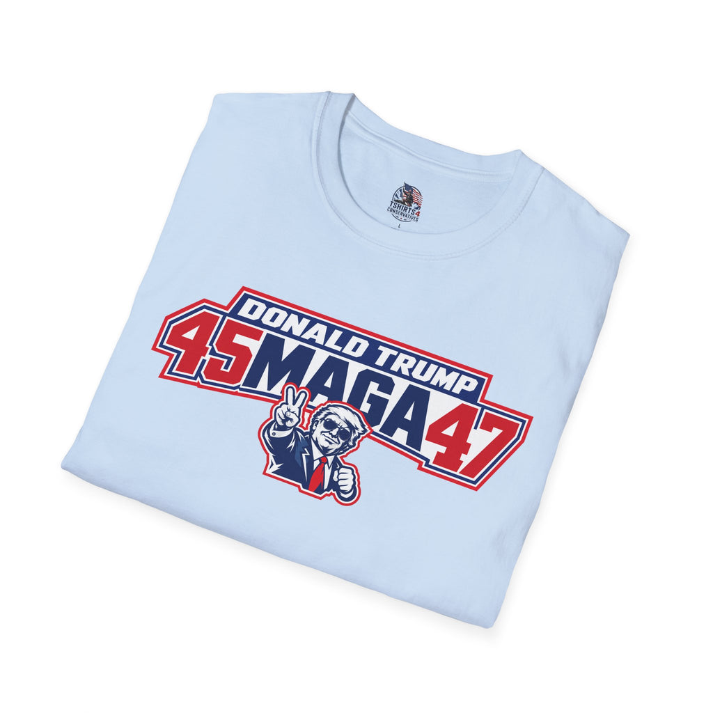 Donald Trump Maga 45–47 Patriotic Political T-Shirt
