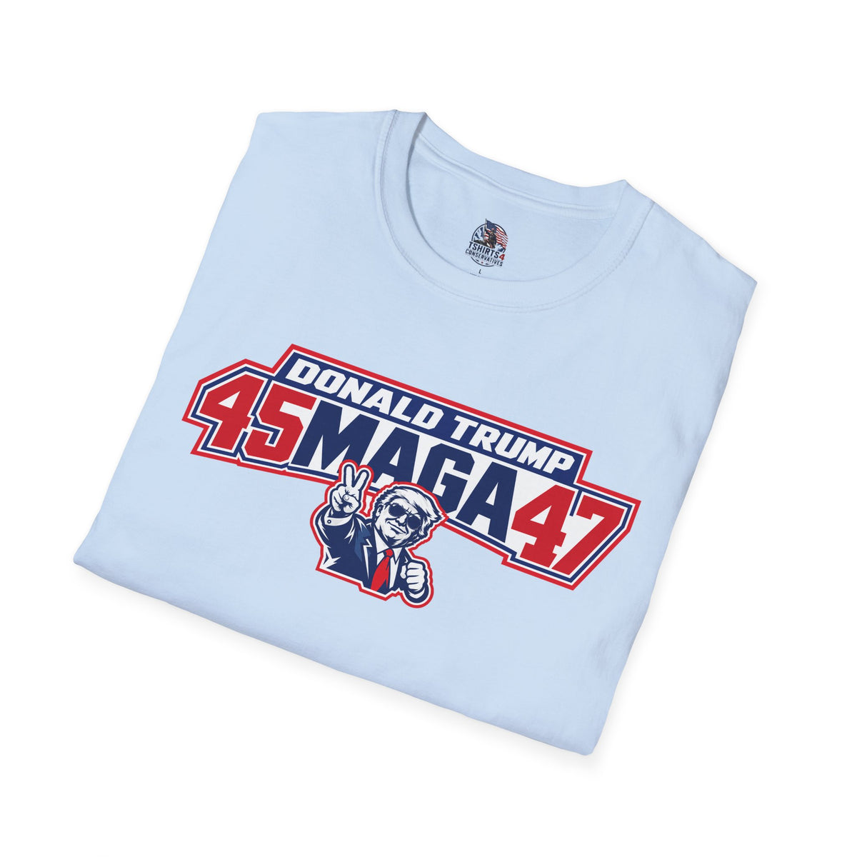 Donald Trump Maga 45–47 Patriotic Political T-Shirt