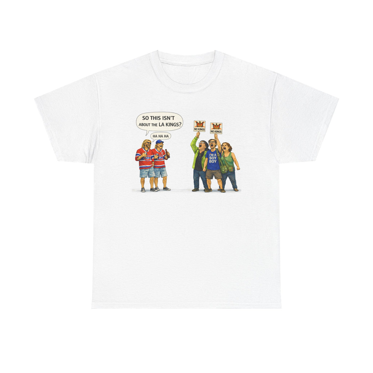 "Trump Patriot Shirt | America First T-Shirt | Conservative Republican Apparel | God Family Country Tee" | anti-woke tshirt | Hockey Fans vs Kings T-Shirt | Funny Sports Rivalry Tee