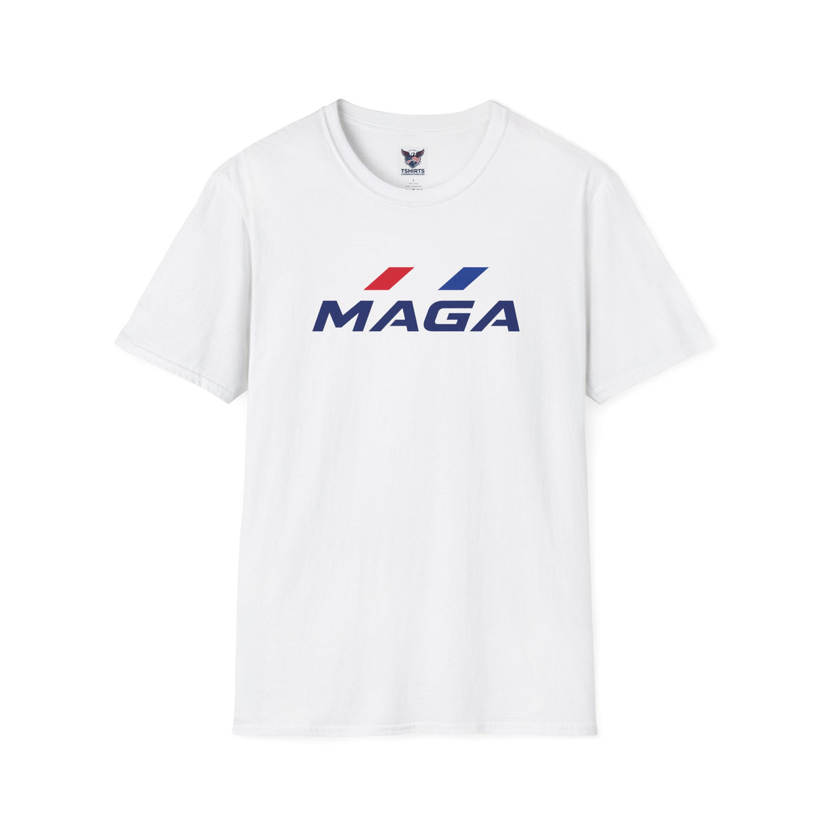 MAGA Patriotic T‑Shirt — Red White Blue Logo Tee - The Conservative Brand