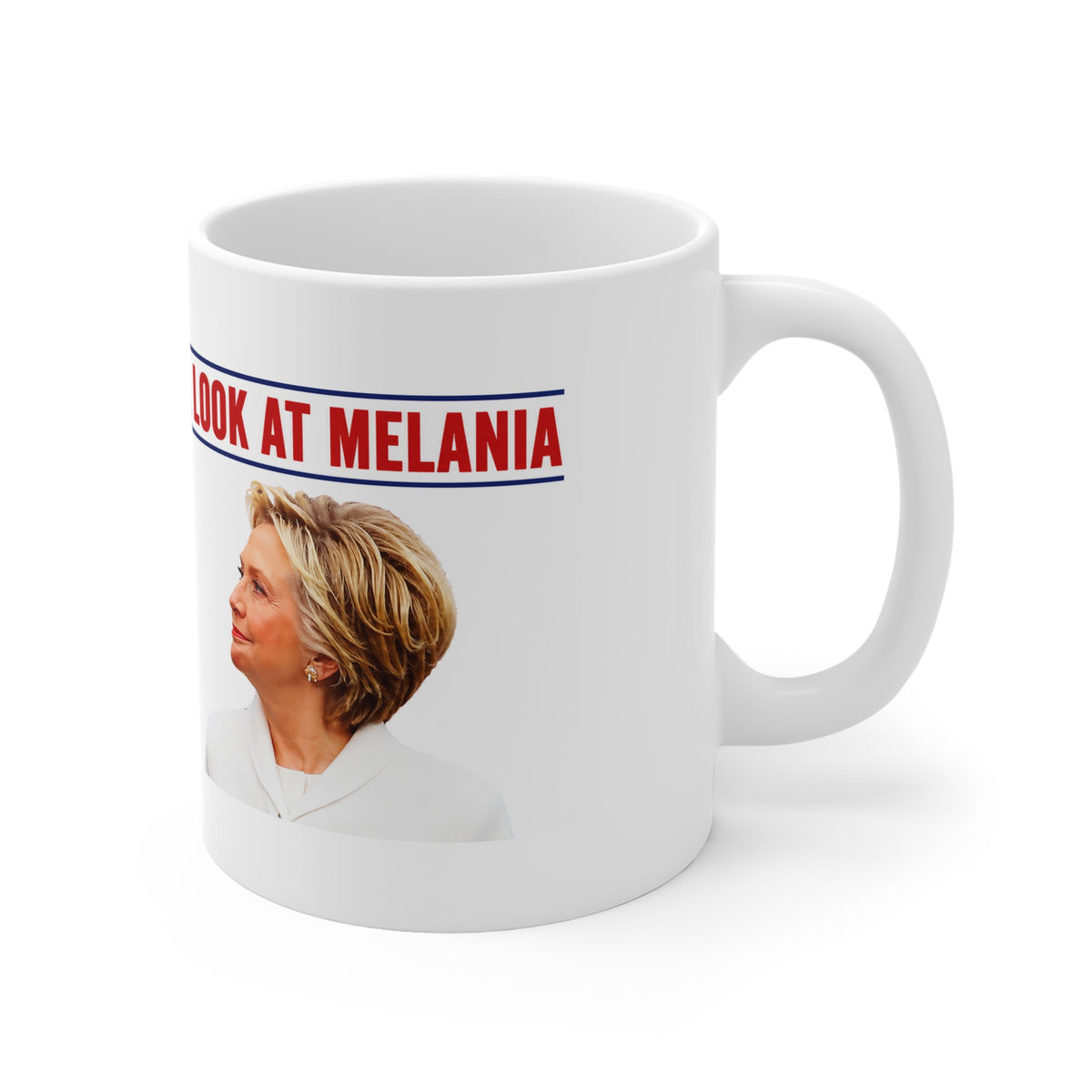 Funny Bill and Hillary Clinton Political Satire Novelty Coffee Mug – Humorous Presidential Gag Gift Ceramic Cup