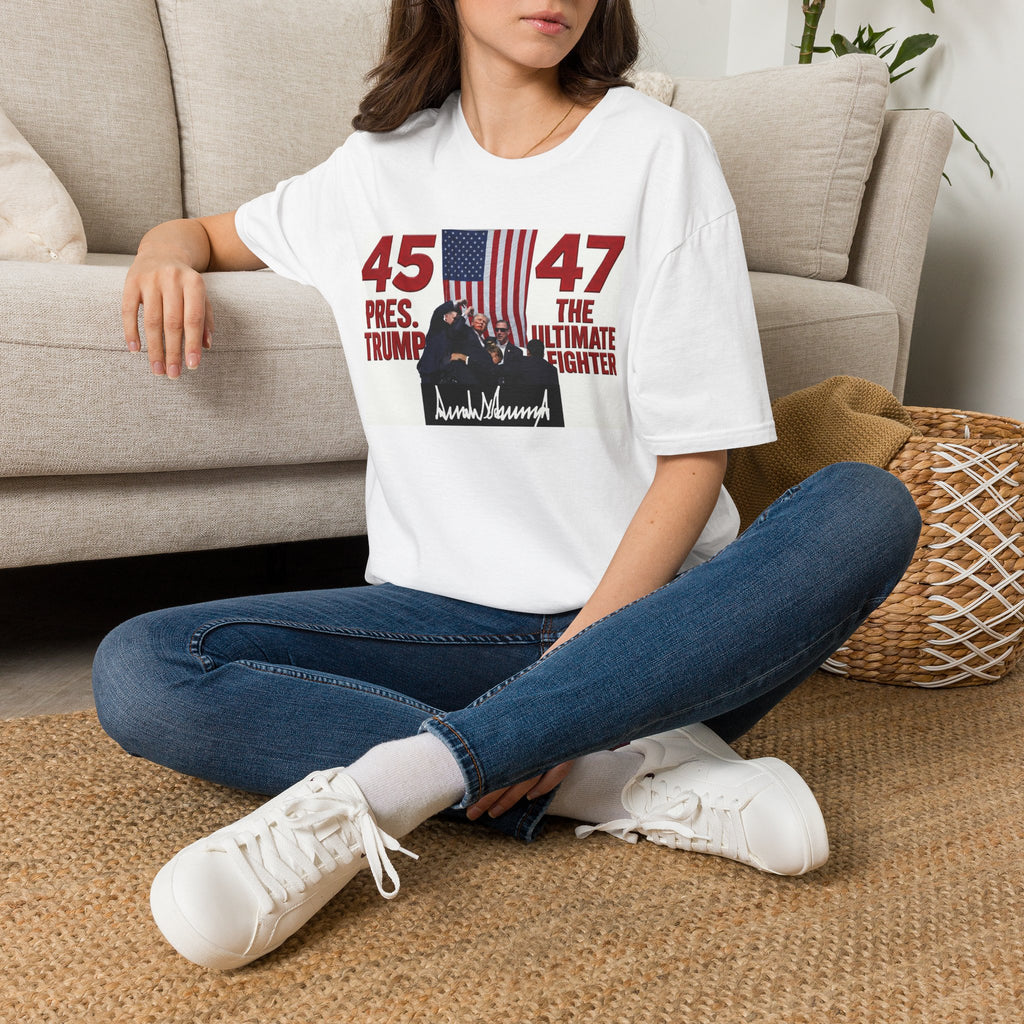 45/47 Pres. Trump "The Ultimate Fighter" T-Shirt — Patriotic Political Tee