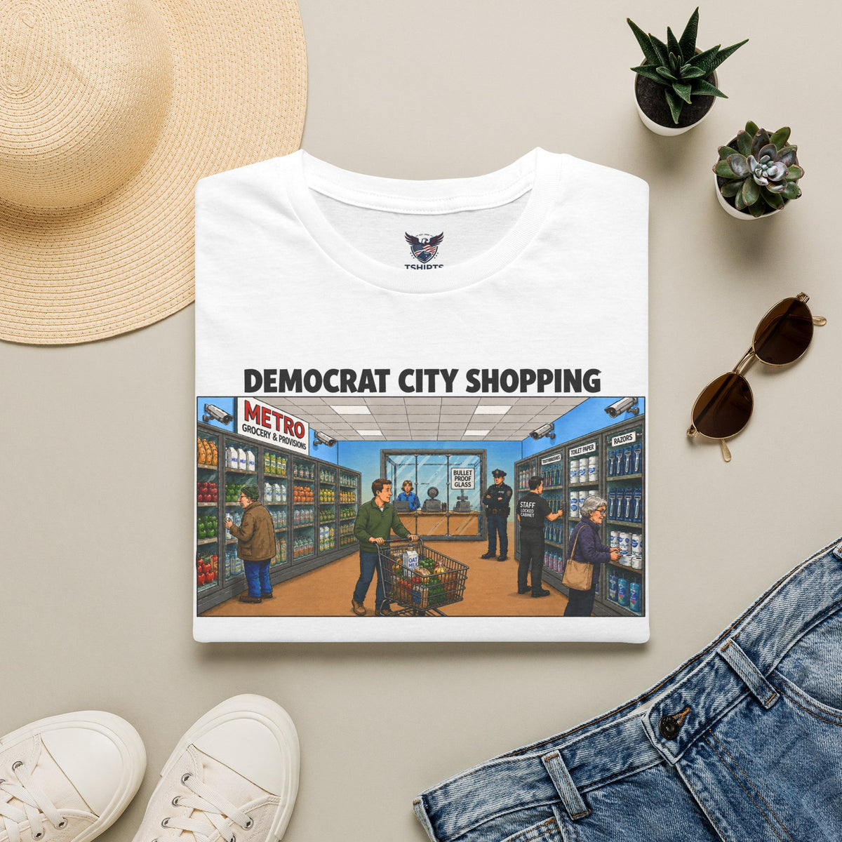 "Trump Patriot Shirt | America First T-Shirt | Conservative Republican Apparel | God Family Country Tee" | Anti Woke