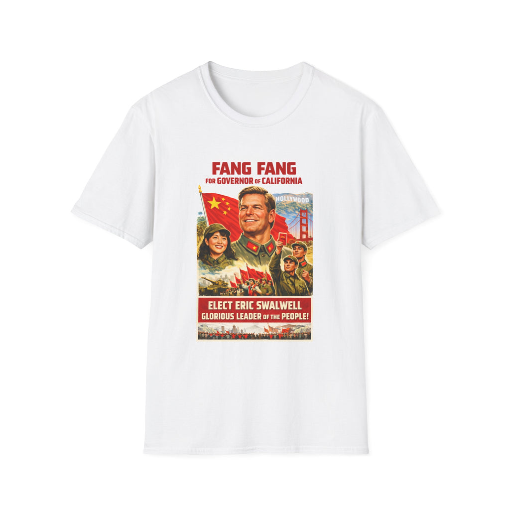 "Trump Patriot Shirt | America First T-Shirt | Conservative Republican Apparel | God Family Country Tee" | anti-woke tshirt | Fang Fang Propaganda Poster T-Shirt | Retro Political Art Tee