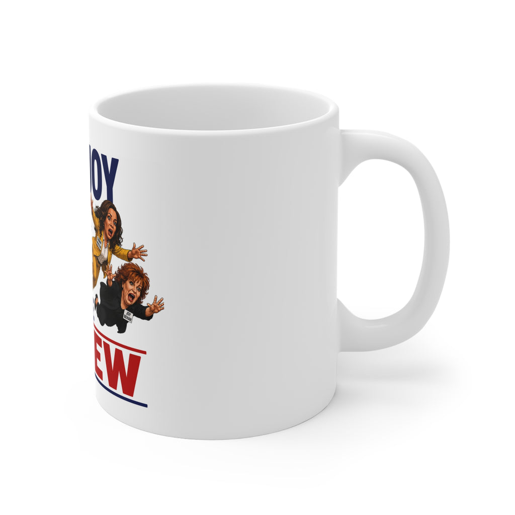 Enjoy the View Political Satire Coffee Mug – Funny Donald Trump Conservative & Republican Novelty Ceramic Cup, MAGA Political Humor Gift