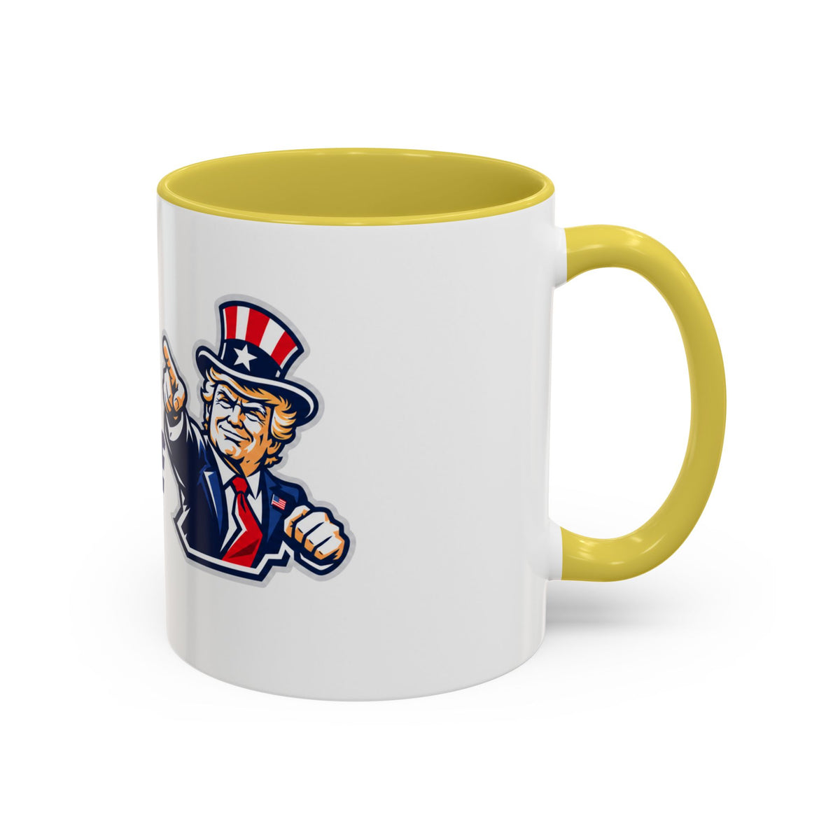 100% Woke Free Donald Trump Uncle Sam Ceramic Coffee Mug