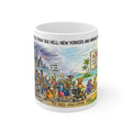ESCAPE FROM NY 11oz Mug — "Tax Hell: New York" Humorous Retirement/Relocation Coffee Mug