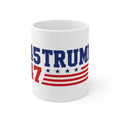 45/47 President Trump Mug Patriotic Vote Mug - Red, White & Blue Design Coffee Cup