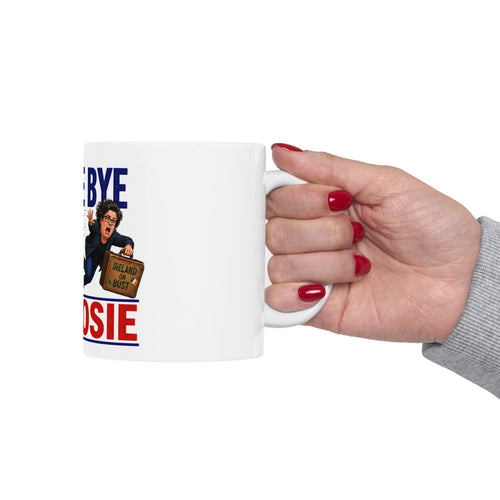 Bye Bye Rosie Political Coffee Mug — Trump Cartoon Goodbye Gift (11oz & 15oz)