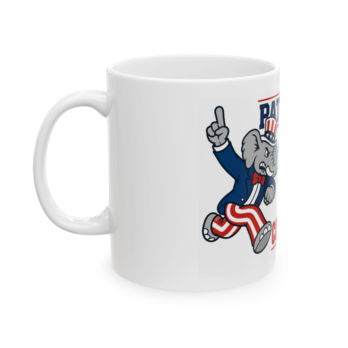 Patriots vs Commies Mug | Political Cartoon Coffee Mug