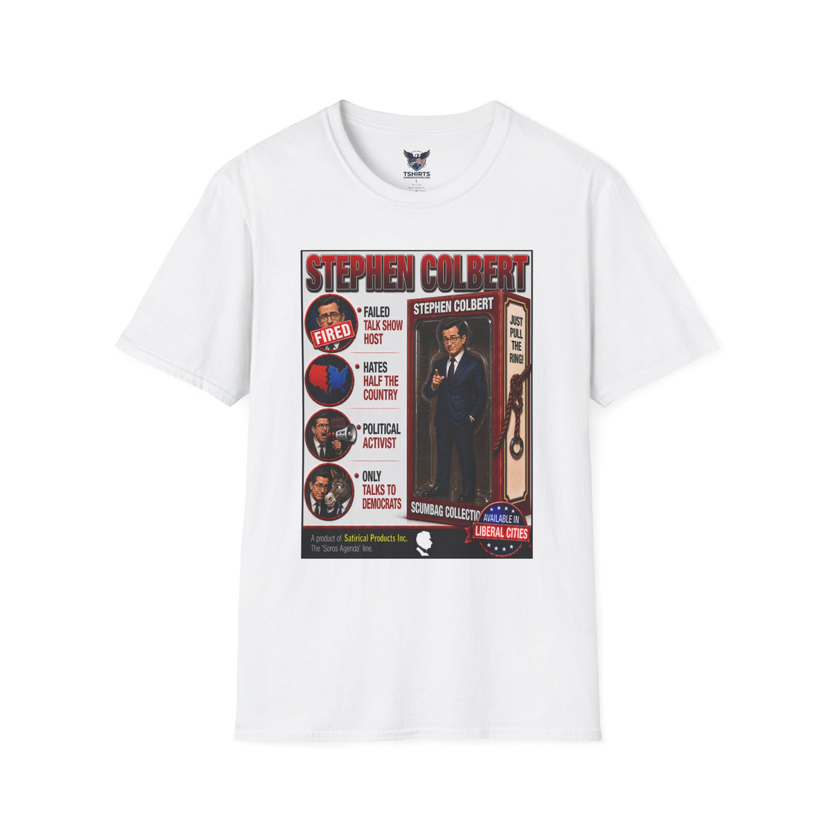 "Trump Patriot Shirt | America First T-Shirt | Conservative Republican Apparel | God Family Country Tee" | anti-woke tshirt | Vintage Comedy Poster T-Shirt | Retro TV Host Graphic