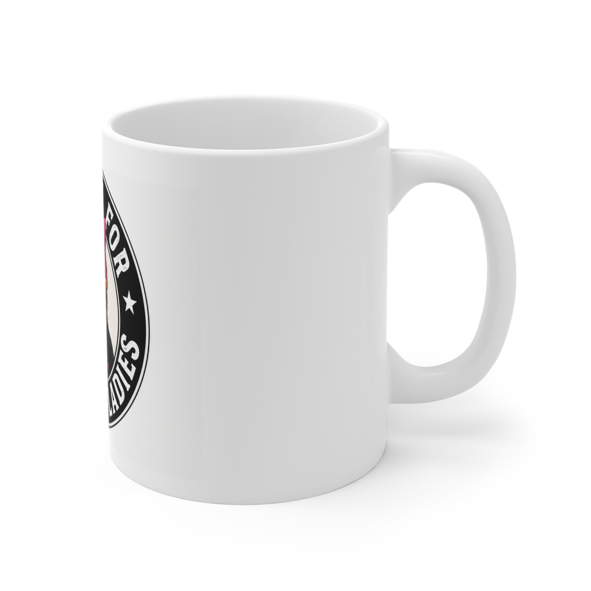 No Time For Crazy Cat Ladies Resist Cat Ceramic Coffee Mug – Funny Cat Mom Gift & Feminist Novelty Tea Cup