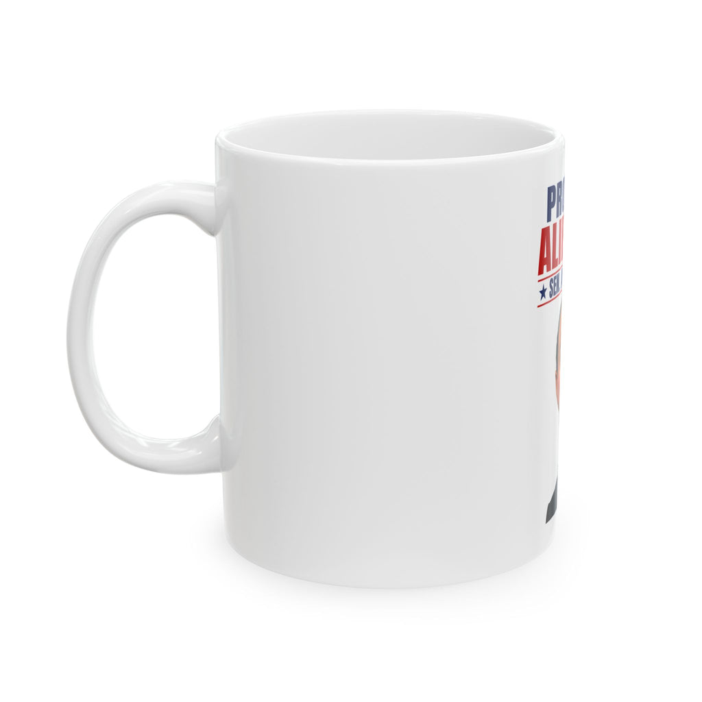 Proof of Alien Life Se. Adam Schiff caricature Mug | Political Satire
