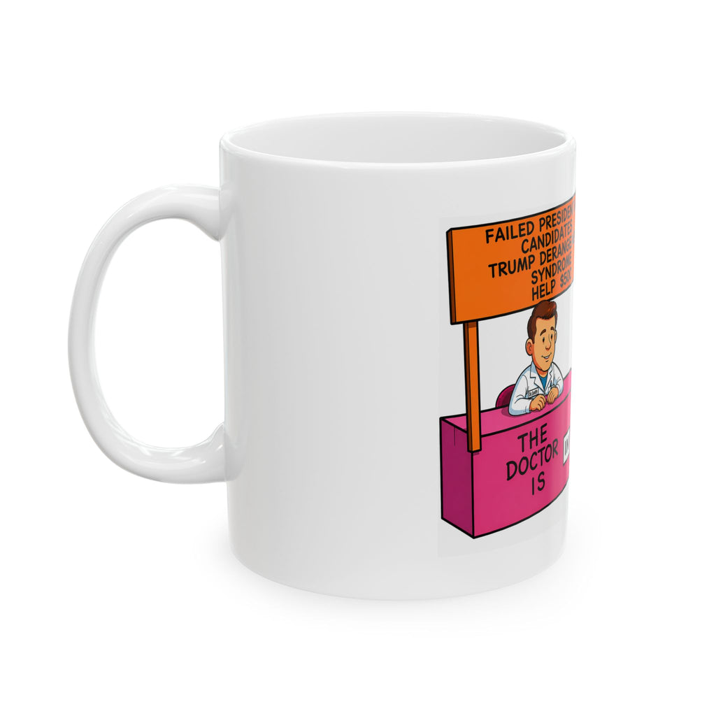 Failed Presidential Candidates Mug Political Cartoon Therapy Booth mug | Ceramic Mug