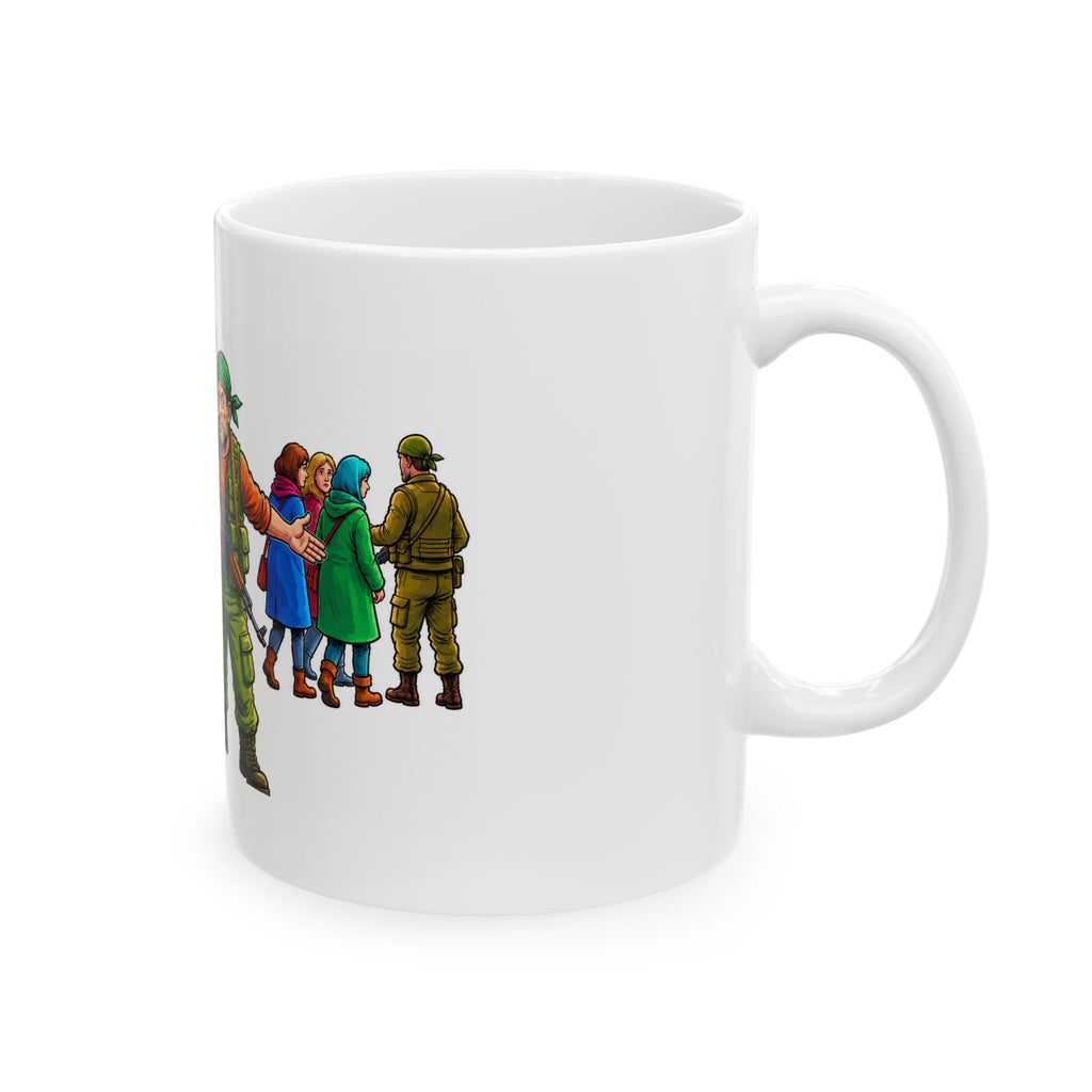 Woke Woman Refuses Freedom Due to Misgendering 'You Are Misgendering Me!!!' Political Satire Graphic Mug (11oz, 15oz)
