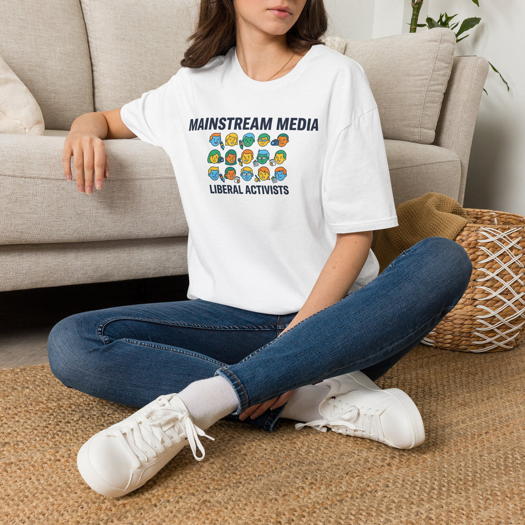 Political T-Shirt — "Mainstream Media: Liberal Activists" Graphic Tee