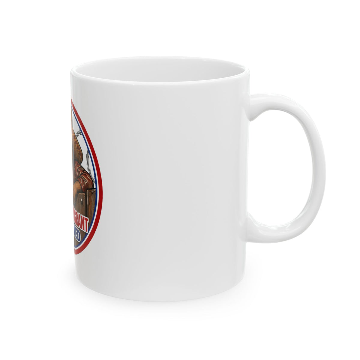 Ceramic Mug — "Illegal Immigrant Approved" Retro Sombrero Design (11oz, 15oz)