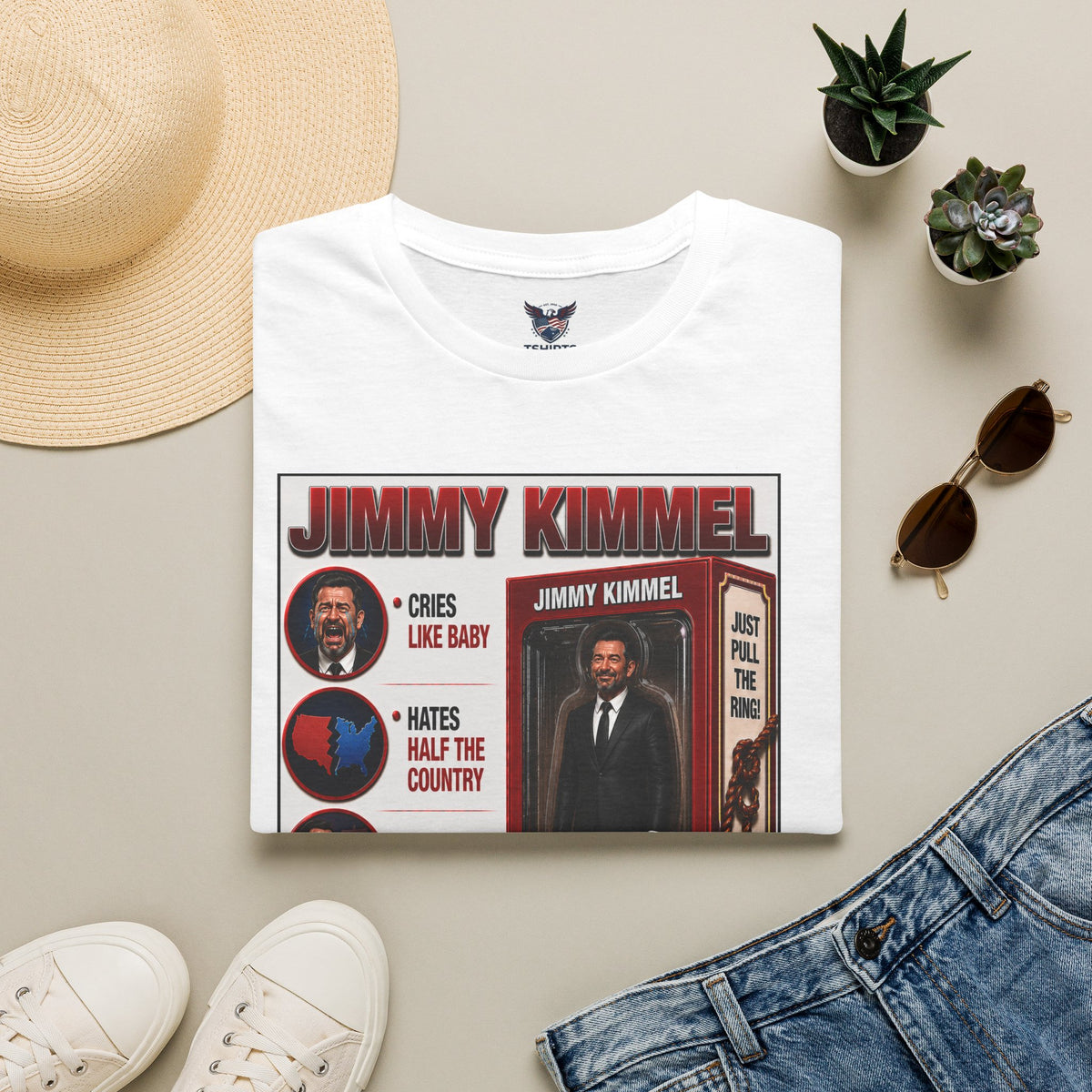 TRUMP CONSERVATIVE MAGA REPUBLICAN KIMMEL Tshirt Tee