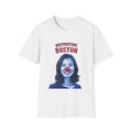 "Trump Patriot Shirt | America First T-Shirt | Conservative Republican Apparel | God Family Country Tee" | anti-woke tshirt | Destroying Boston clown nose photo T-Shirt | satirical political design