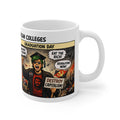 College Life Comic Strip Mug — Radicalization "The Danger of American Colleges" 11oz