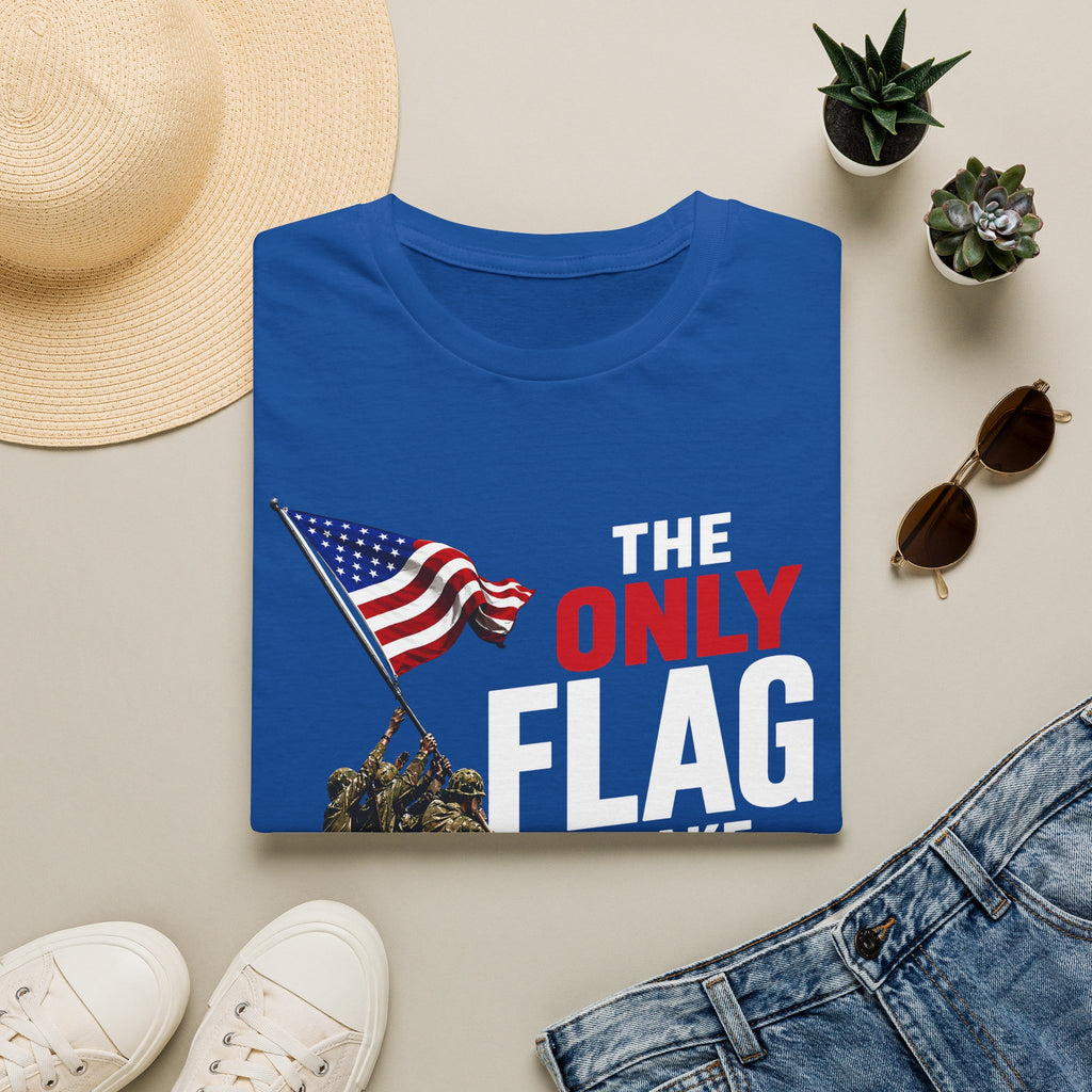 Iwo Jima 'Only' Flag I Take Pride in T-Shirt — Patriotic Veteran Tribute Tee