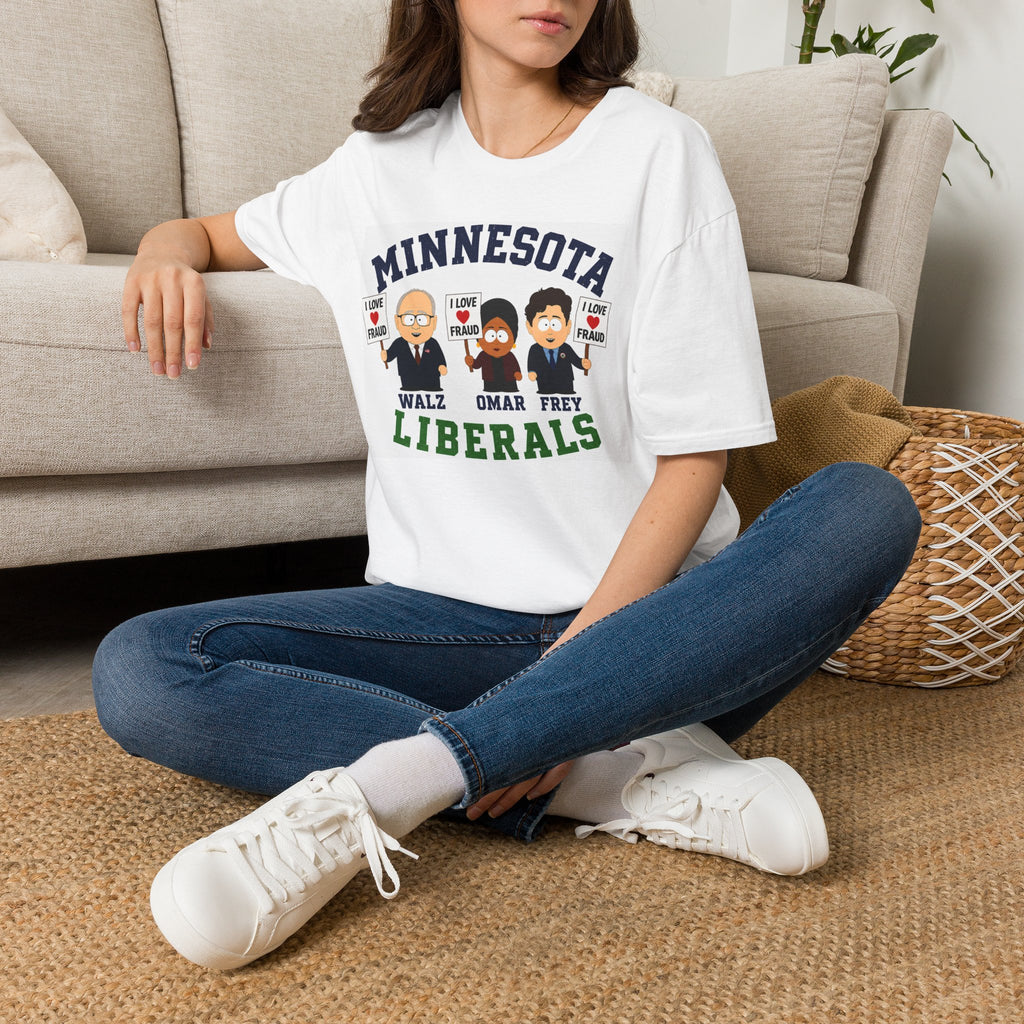 "Trump Patriot Shirt | America First T-Shirt | Conservative Republican Apparel | God Family Country Tee" | anti-woke tshirt | Minnesota Liberals T-Shirt | Cartoon Politicians Graphic Tee