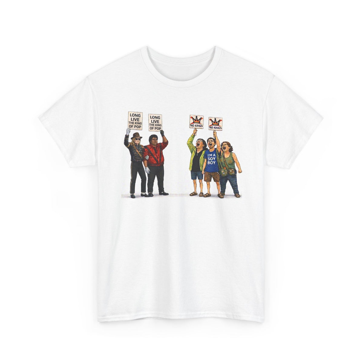 "Trump Patriot Shirt | America First T-Shirt | Conservative Republican Apparel | God Family Country Tee" | anti-woke tshirt | Protesters Holding Signs T-Shirt | Social Justice Illustration Tee