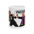 Political Cartoon Mug — “I Cast Out the Spirit of Woke Activism” Ceramic Coffee Cup
