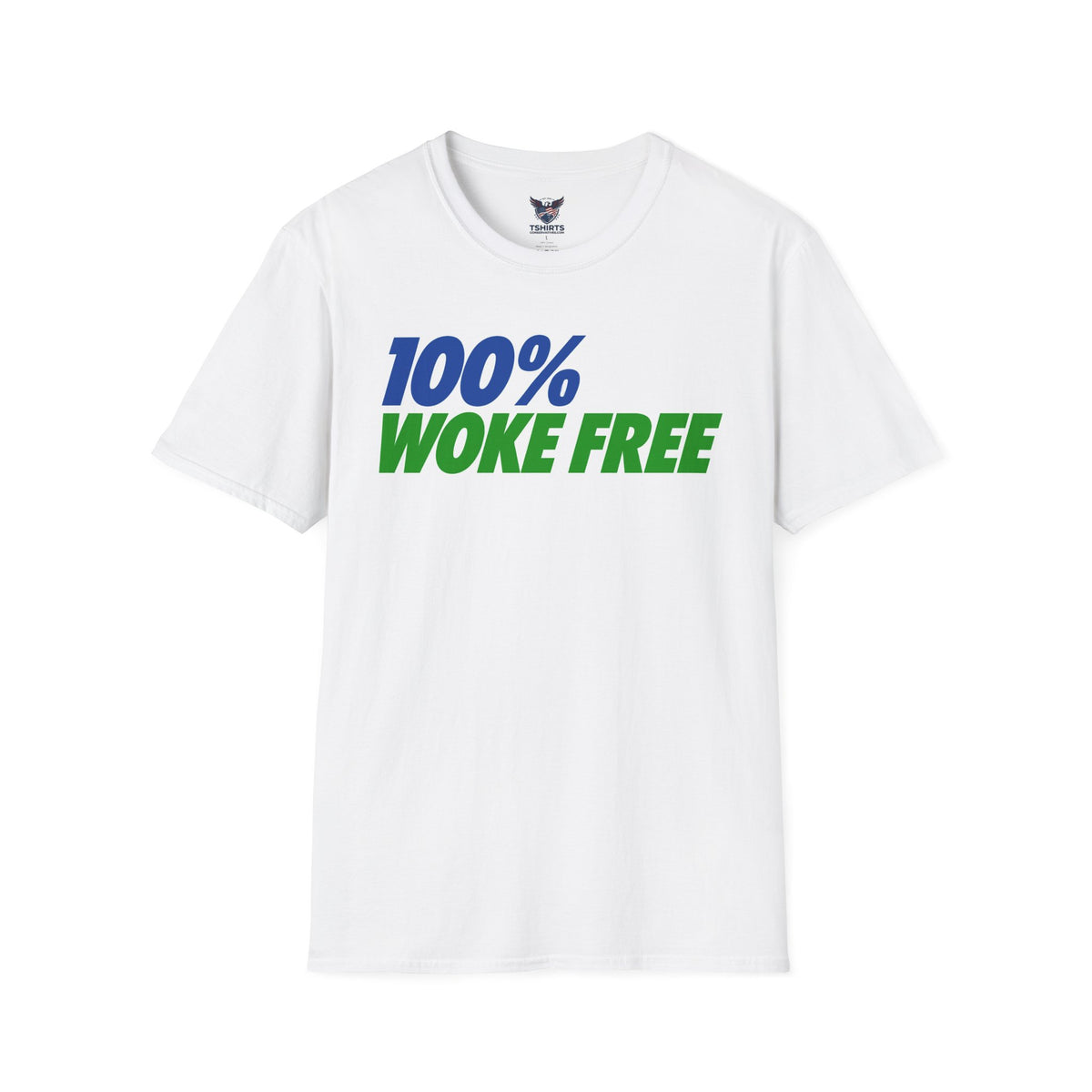 "Trump Patriot Shirt | America First T-Shirt | Conservative Republican Apparel | God Family Country Tee" | anti-woke tshirt | 100% Woke Free T-Shirt — Bold Retro Statement Tee
