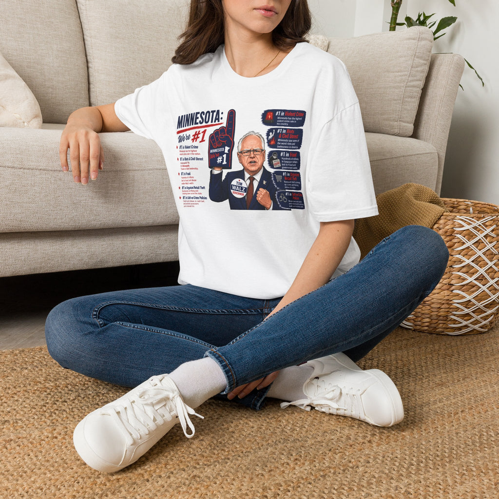 "Trump Patriot Shirt | America First T-Shirt | Conservative Republican Apparel | God Family Country Tee" | anti-woke tshirt | Minnesota Votes #1 T-Shirt | Political Humor, State Facts Tee