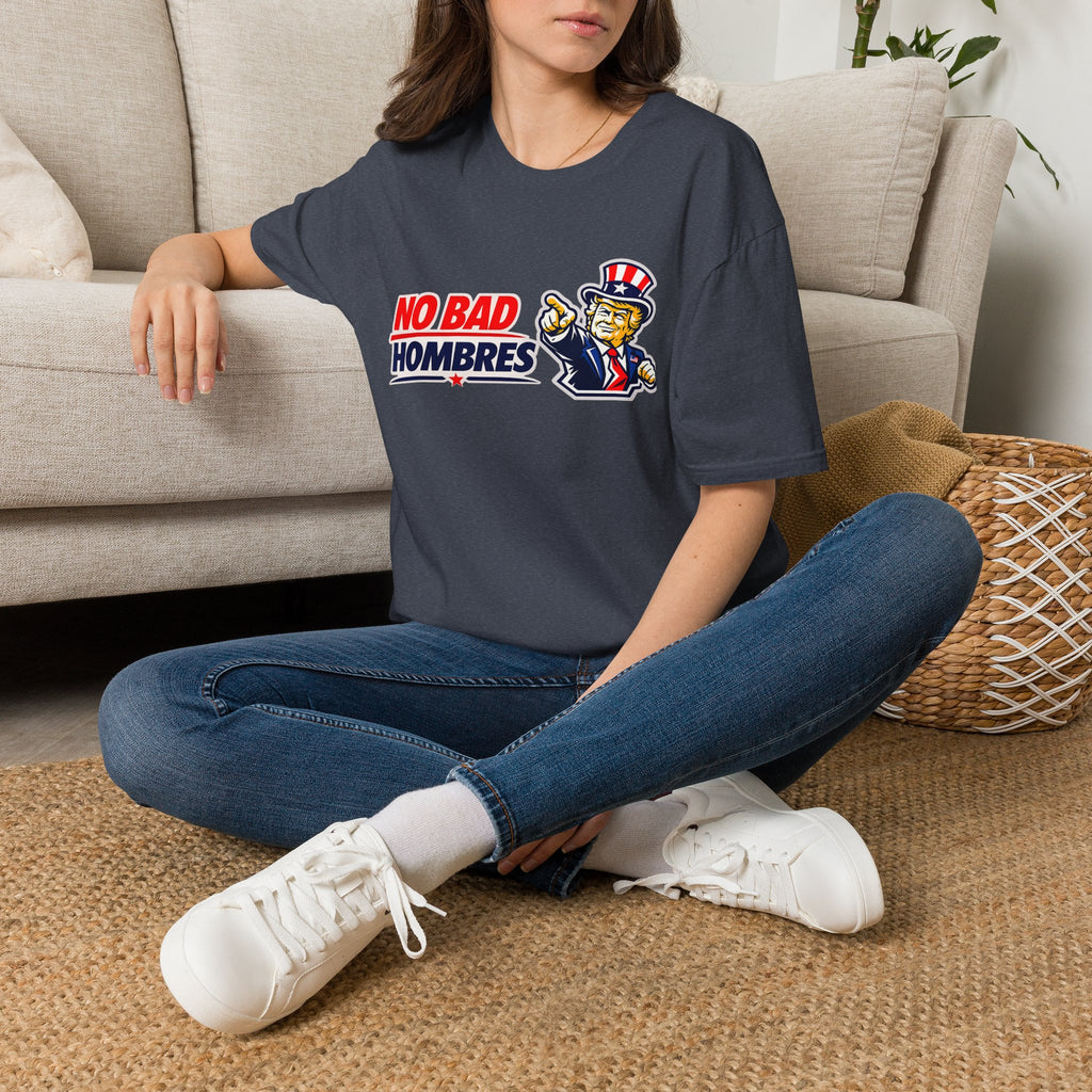 T-Shirt — TRUMP "No Bad Hombres" Patriotic Graphic Tee