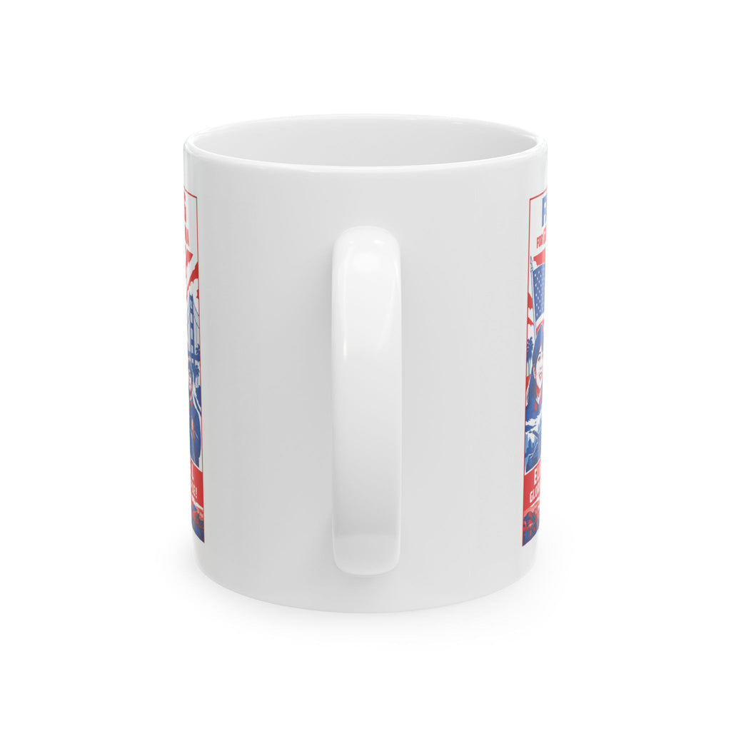 Ceramic Mug — FANG FANG for Gov of California Swalwell Satire MUG ("Fang for Governor")