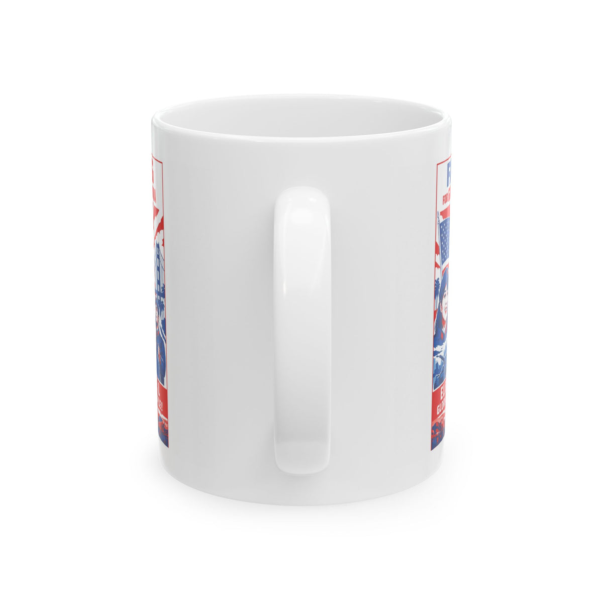 Ceramic Mug — FANG FANG for Gov of California Swalwell Satire MUG ("Fang for Governor")
