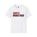 "Trump Patriot Shirt | America First T-Shirt | Conservative Republican Apparel | God Family Country Tee" | anti-woke tshirt | 100% Woke Free T-Shirt — Bold Political Statement Tee