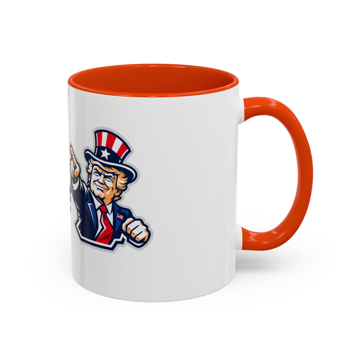 100% Woke Free Donald Trump Uncle Sam Ceramic Coffee Mug