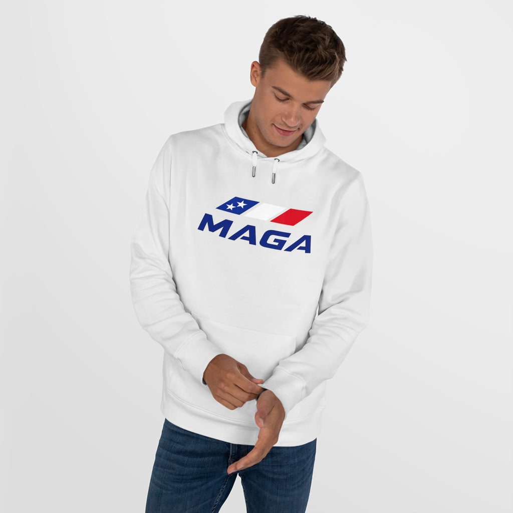 MAGA Hooded Sweatshirt — The Conservative Brand - Patriotic Red White & Blue Logo Hoodie