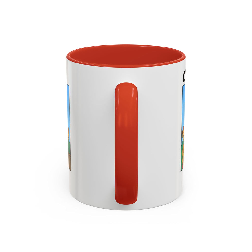 "College Life" Political Satire Comic Accent Coffee Mug – Funny Conservative Freedom of Speech Gag Gift