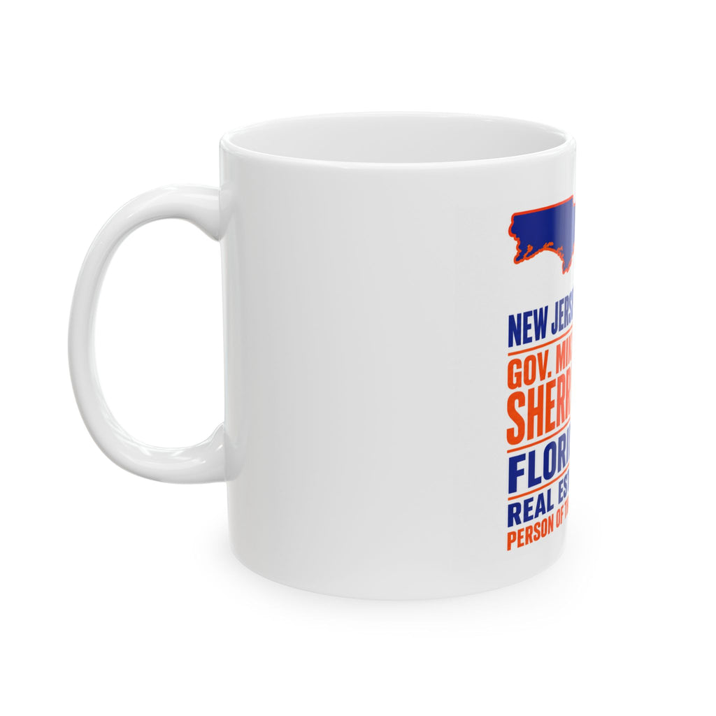Florida Real Estate Agent Sales Person of the Year Mug — Gov. Mikie Sherrill SatireDesign (11oz, 15oz)