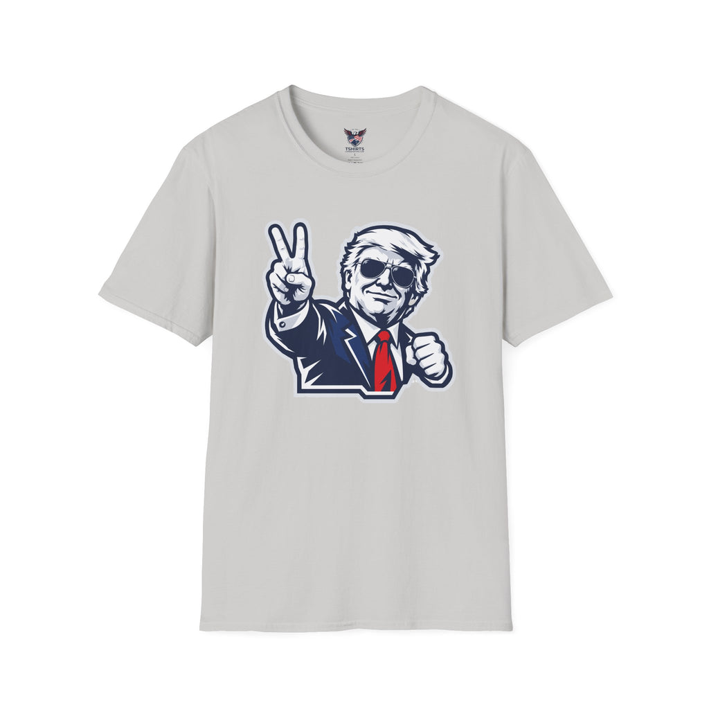 Vintage President Trump Peace Sign T-Shirt — Patriotic Trump Graphic Tee