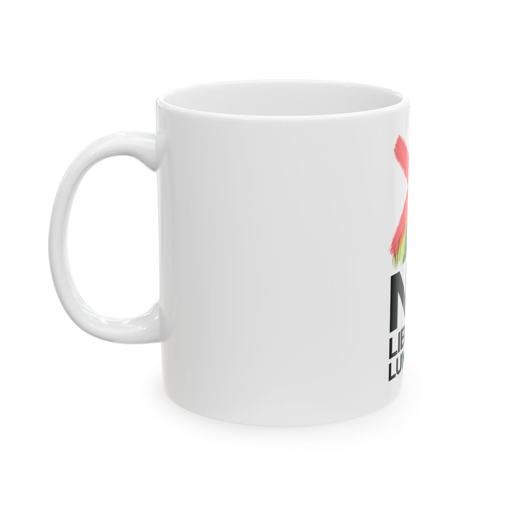 No Liberal Lunatics Mug | Political Satire Ceramic Coffee Cup