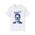"Trump Patriot Shirt | America First T-Shirt | Conservative Republican Apparel | God Family Country Tee" | anti-woke tshirt | Clown Nose Portrait T-Shirt | Destroying 1% Illustration