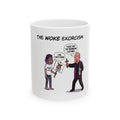 The Pronoun Exorcism Ceramic Mug — Funny Political Satire Coffee Cup (11oz/15oz)