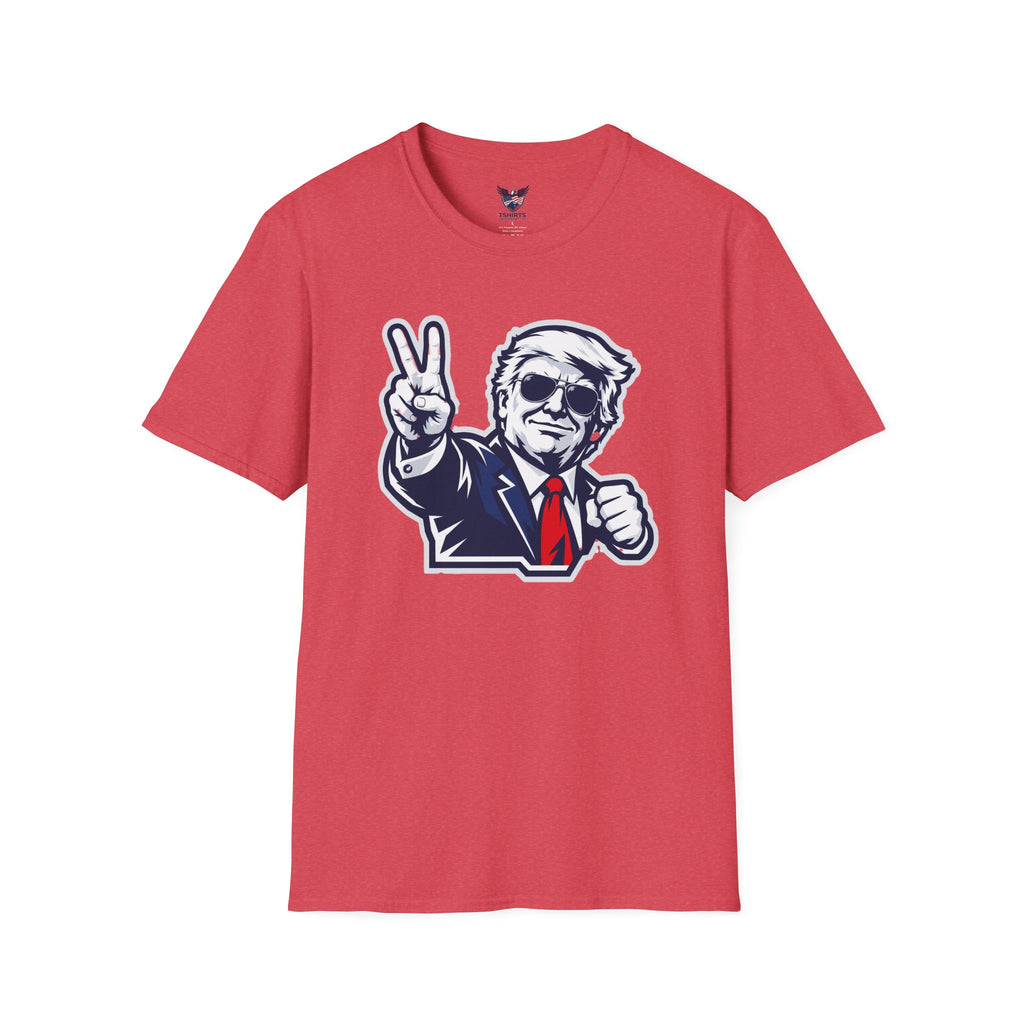 Vintage President Trump Peace Sign T-Shirt — Patriotic Trump Graphic Tee